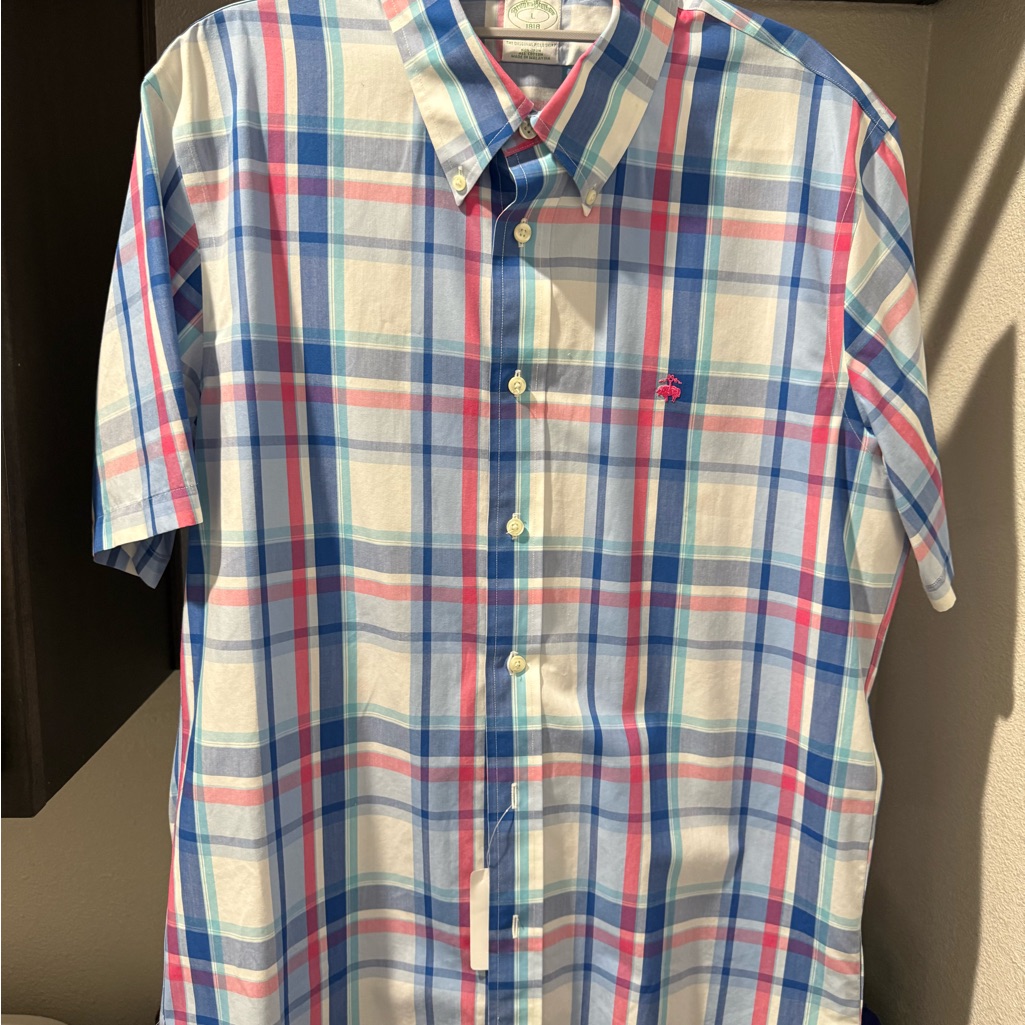 Brooks Brothers Multicolor Plaid Button Down Shirt